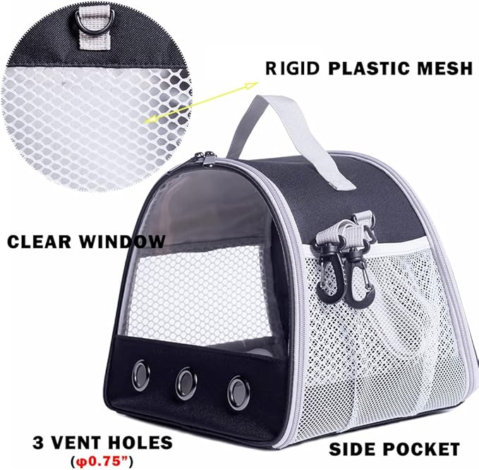 Guinea Pig Carrier Backpack, Bunny Rat Bird - Image 3