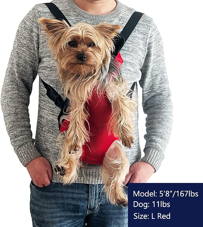 Leconpet Pet Carrier Backpack, Legs Out Adjustable Pet Front Cat Dog Carrier - Image 4