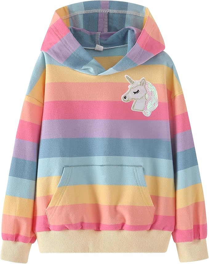 WELAKEN Sweatshirts for Girls Toddler & Kids II Little Girl's Pullover Tops by WELAKEN