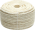 Natural Sisal Rope 1/4 Inch 32-Feet by Juomid