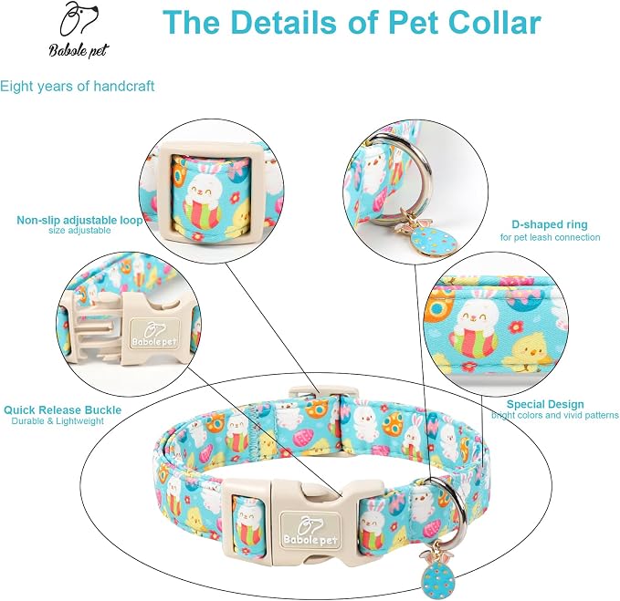 Easter Dog Collar for Small Dogs - Image 3
