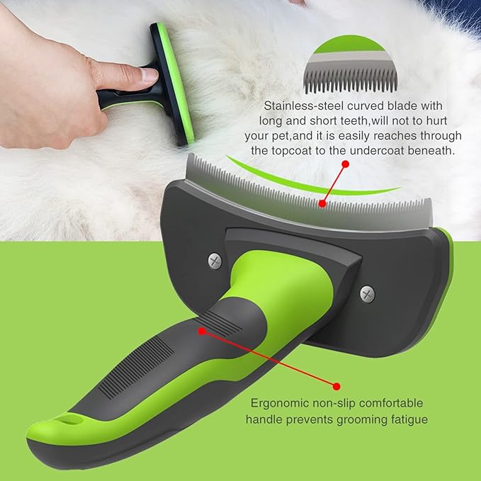 Pet Grooming Brush for Dogs and Cats, Effectively Reduces Shedding by Up to 95% - Image 2