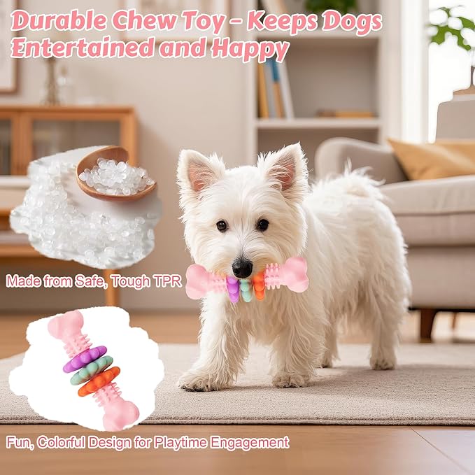 Puppy Chew Toys for Teething, Durable Dog Chew Toy for Aggressive Chewers - Image 3