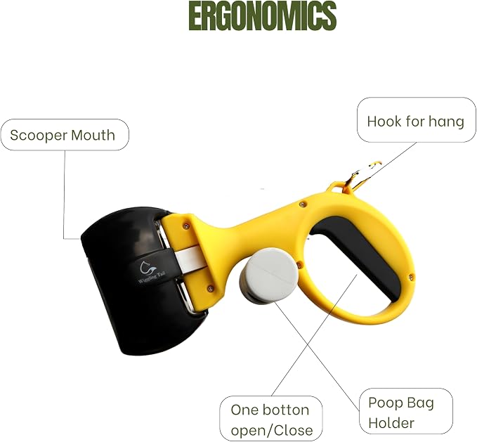 Pet Poop Scooper for Dogs and Cats, Kid-Friendly, Portable & Easy Clean Dog - Image 4