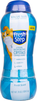 Fresh Step Cat Litter Crystals Deodorizer, Non Toxic Odor Neutralizing Crystals by FreshStep