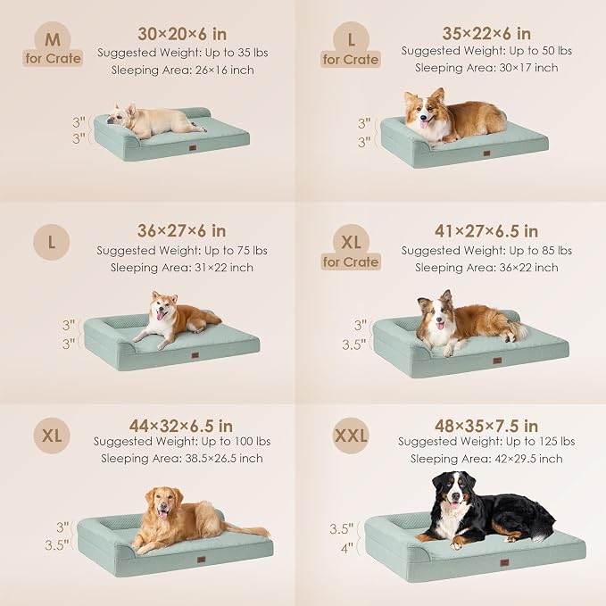 EHEYCIGA XL Dog Bed Memory Foam - Image 2