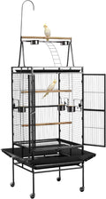 VEVOR Bird Cage, 32.7 x 31.1 x 82.7 inch, Open Flat Top, Wrought Iron Bird by VEVOR