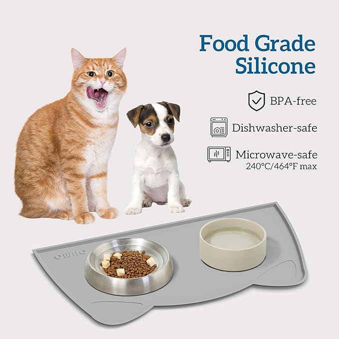 OHMO - Cat Food Mat, Silicone Pet Feeding Mat - Image 3