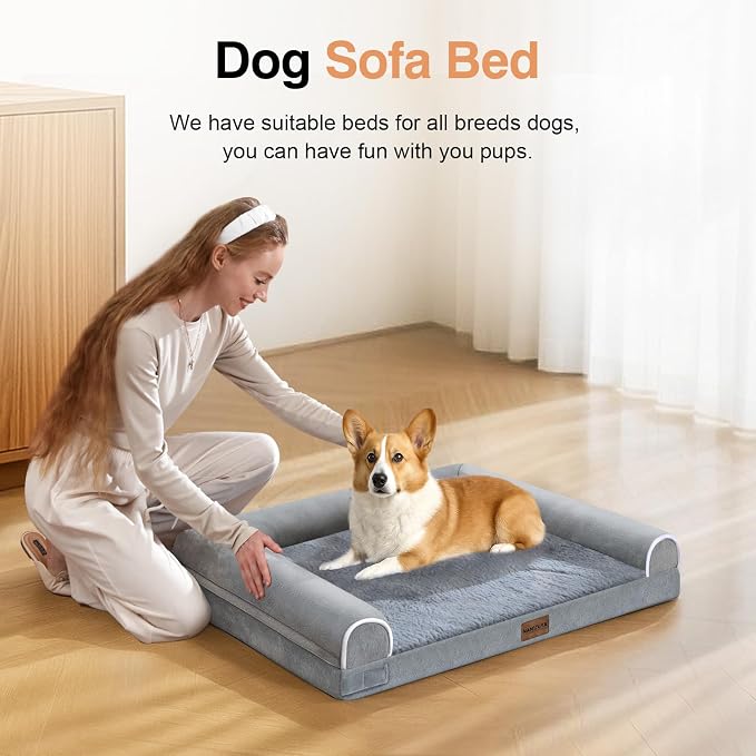 Medium Large Dog Bed Orthopedic Washable: Beds Bolster Medium Large Sized Dog - Image 3