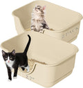2 Pack Low Entry Small Litter Box by Unknown