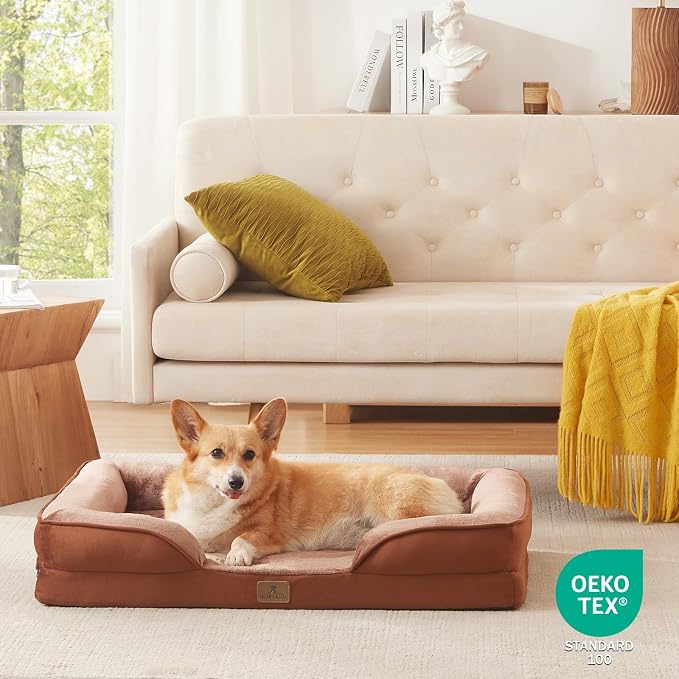 Bedfolks Orthopedic Dog Bed, Waterproof Dog Sofa Bed - Image 8