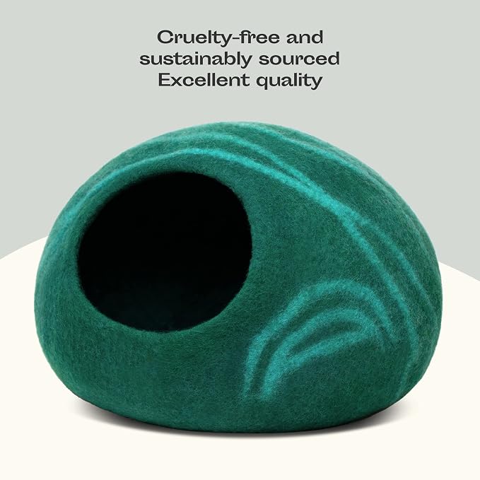 MEOWFIA Cat Cave – Premium Felt Cat Bed - Image 5