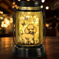 kyoryuger Poodle Gifts for Women/Men, Poodle Solar Lanterns Dog Mom Birthday by kyoryuger