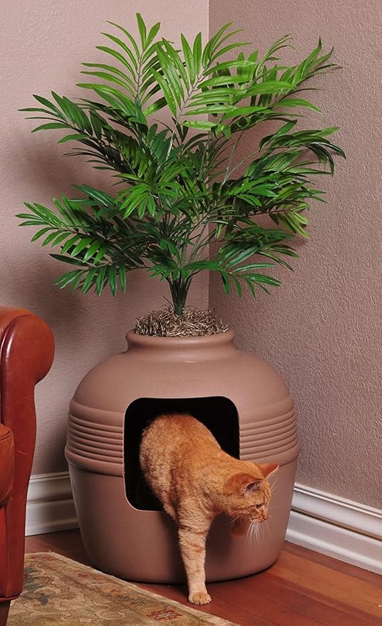 Good Pet Stuff Hidden Litter Box Planter, Decorative Cat Litter Enclosure - Image 14