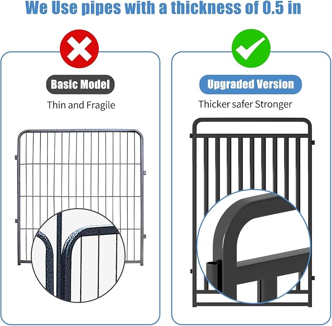 New Thickened Version Dog Playpen, 40 Inch Dog Fences - Image 3