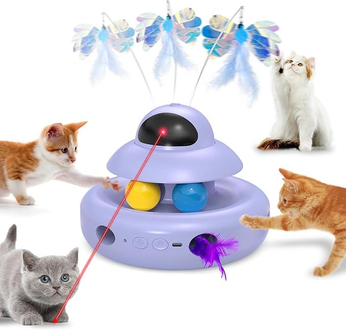 Cat Toy, Cat Toys for Bored Indoor Adult Cats, Electric Flying Butterfly by Unknown