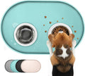 Dog Food Mat, Raised Edges Pet Food Mats by Conlun