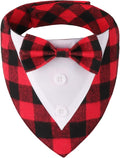 ADOGGYGO Christmas Dog Tuxedo Bandana, Adjustable Christmas Costumes by ADOGGYGO