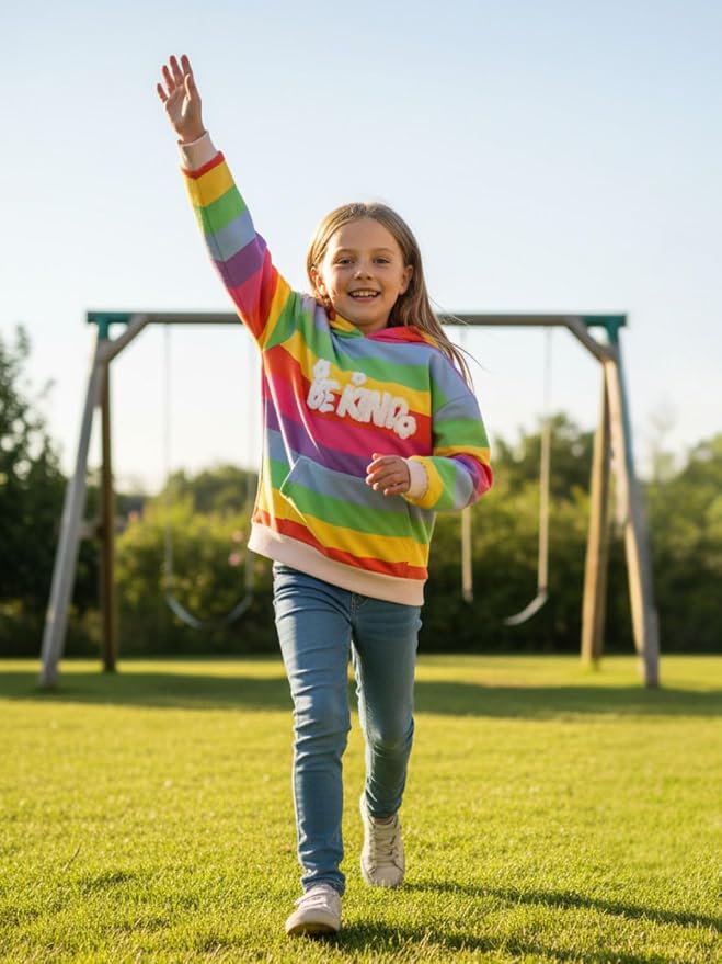 WELAKEN Sweatshirts for Girls Toddler & Kids II Little Girl's Pullover Tops - Image 2