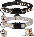2PCS Breakaway Cat Collars by Baeuppit