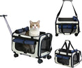 Expandable Pet Carrier with Wheels by Unknown