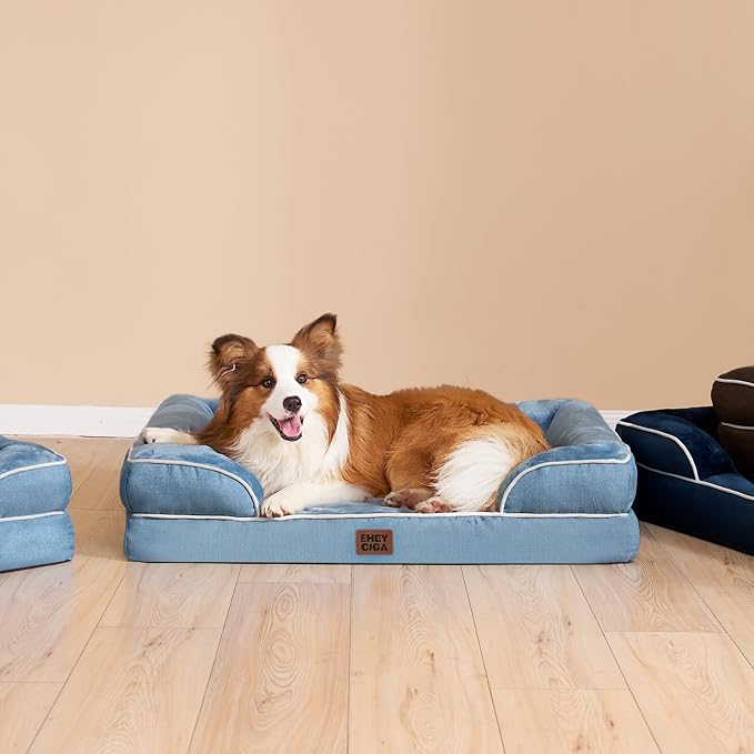 EHEYCIGA Orthopedic Dog Beds for Large Dogs, Waterproof Memory Foam Large Dog - Image 8
