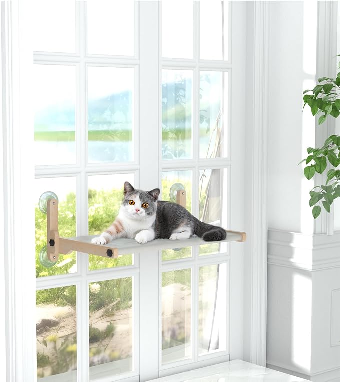 Foldable Cat Window Bed, Solidwood Cat Window Perch - Image 8