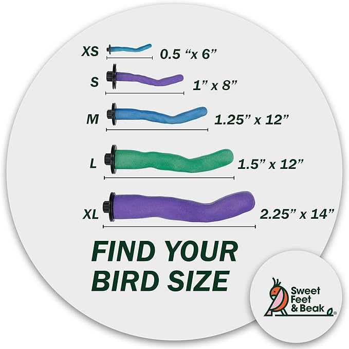 Sweet Feet & Beak Safety Pumice Bird Perch, Medium 1-1/4" X 12" - Image 3