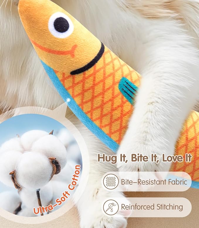 PetBusy Cat Toys with Interactive Soft Chew Kicker Cat Toys - Image 5