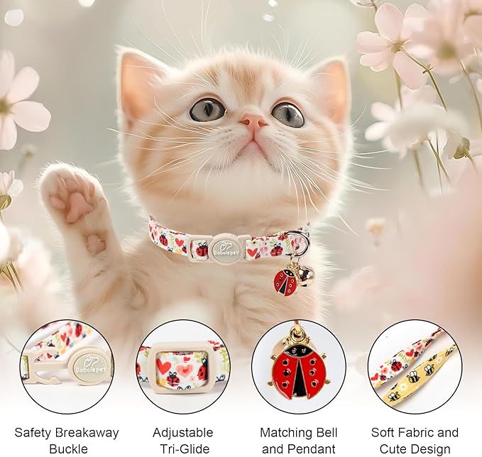 2 Pack Cute Cat Collars - Image 3