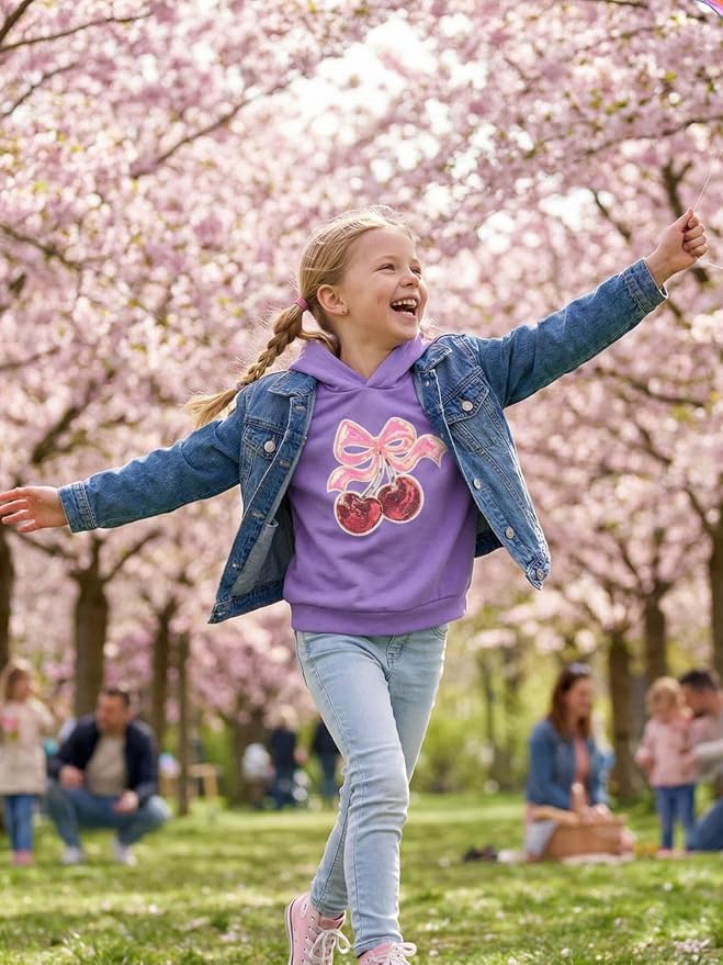 WELAKEN Sweatshirts for Girls Toddler & Kids II Little Girl's Pullover Tops - Image 2