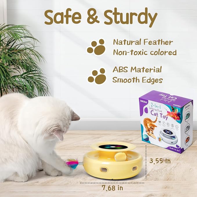 ORSDA Cat Toys 2-in-1 Interactive Cat Toys - Image 3