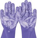 Pecute Pet Grooming Gloves, Heat Resistant, Silicone Bathing and Massaging by pecute