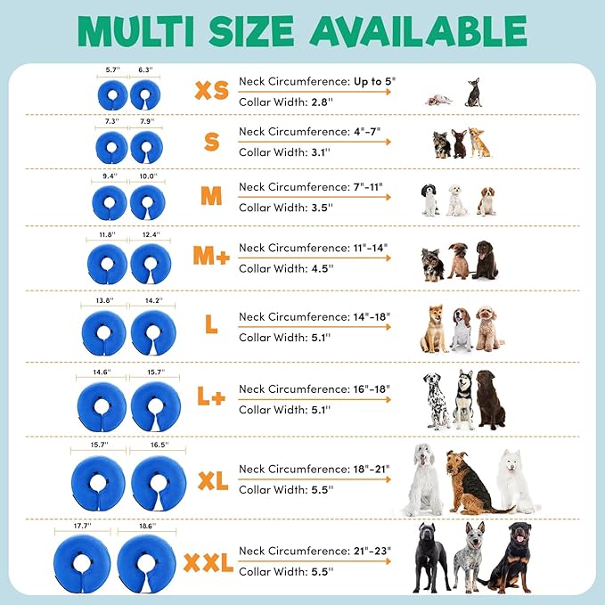 BENCMATE Inflatable Dog Cone Collar Alternative, Soft Dog Cone - Image 5