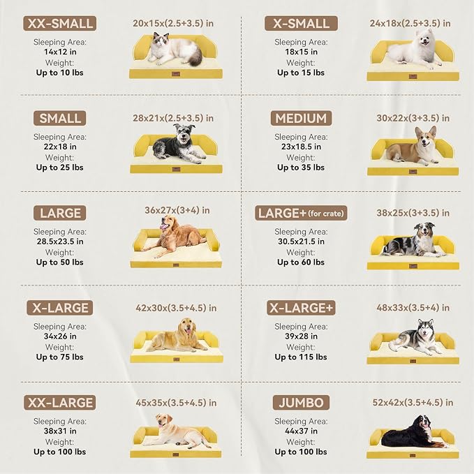 Large Dog Bed Orthopedic Washable - Image 2