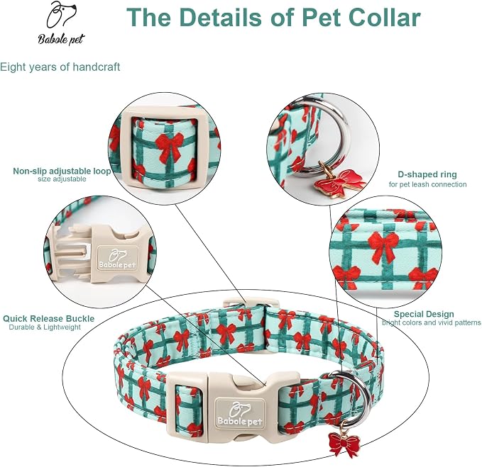 Christmas Dog Collar for Large Dogs - Image 4