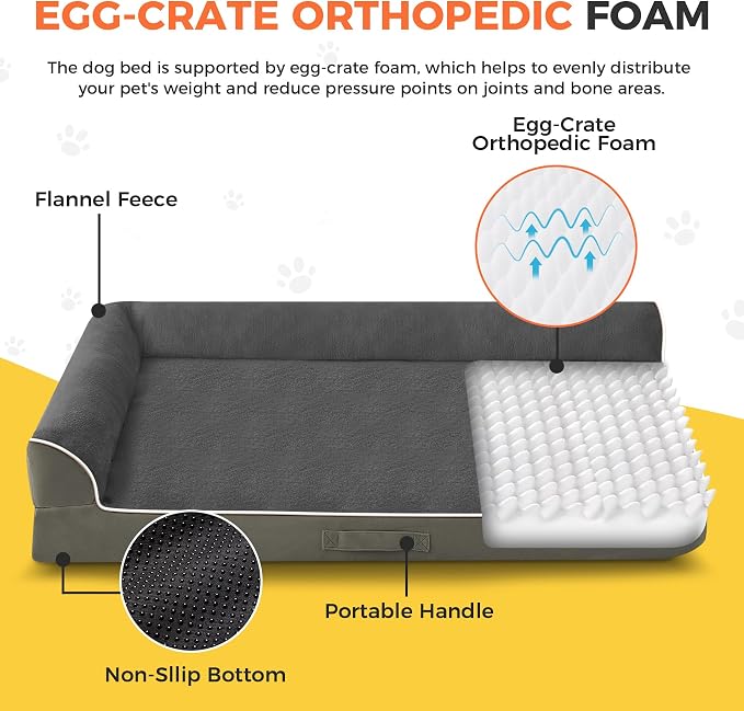 Dog Bed Large Sized Dogs, Orthopedic Dog Bed - Image 2