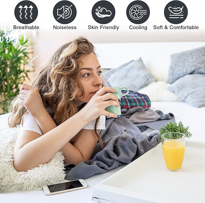 Waterproof Mattress Protector King, Fitted Sheet Style Breathable Mattress Cover - Image 8