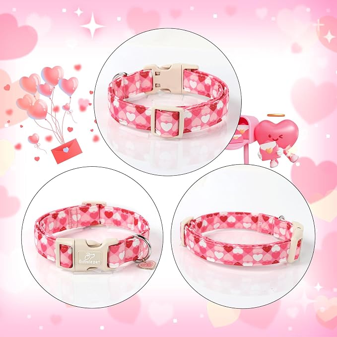 Valentines Dog Collar for Medium Dogs - Image 6