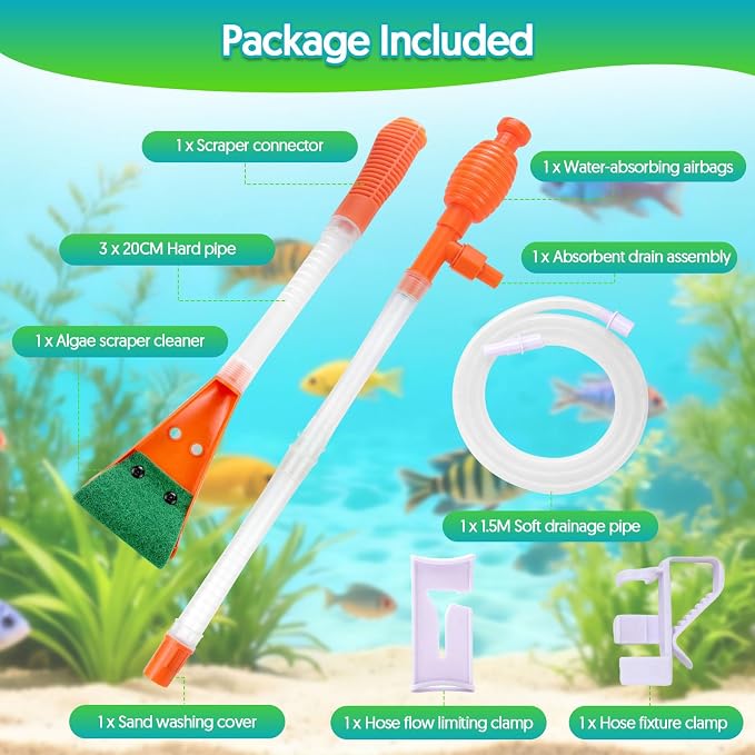 Fish Tank Cleaner Gravel Vacuum - Image 7