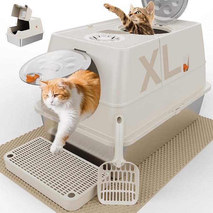 Stainless Steel Litter Box by Unknown