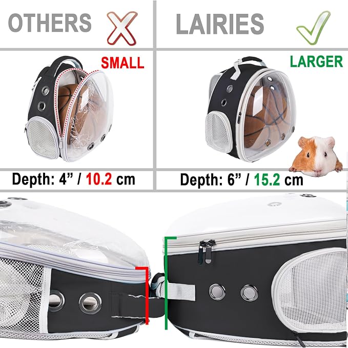 Portable Small Animal Backpack Travel Breathable Pet Carrier Bag Cages - Image 5