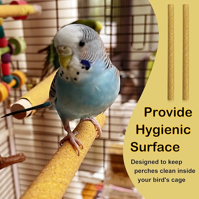 S&X Sanded Perch Covers for Parakeets, Parrotlets, Large Perch Covers 3/4" - Image 3