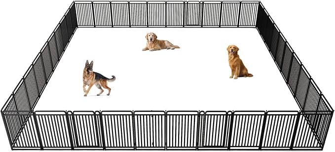 New Thickened Version Dog Playpen, 40 Inch Dog Fences by XDPET