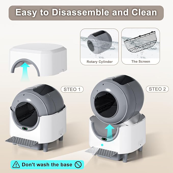 Automatic Litter Box, Self Cleaning Litter Box, Odor Control, 90L Large Capacity - Image 8