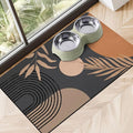Dog Food Mats for Floors Super Absorbent, Pet Cat Food Mat by Cuslnox