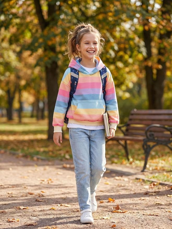 WELAKEN Sweatshirts for Girls Toddler & Kids II Little Girl's Pullover Tops - Image 3