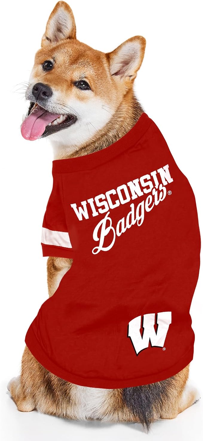 Pets First NCAA Wisconsin Badgers T-Shirt - Image 3