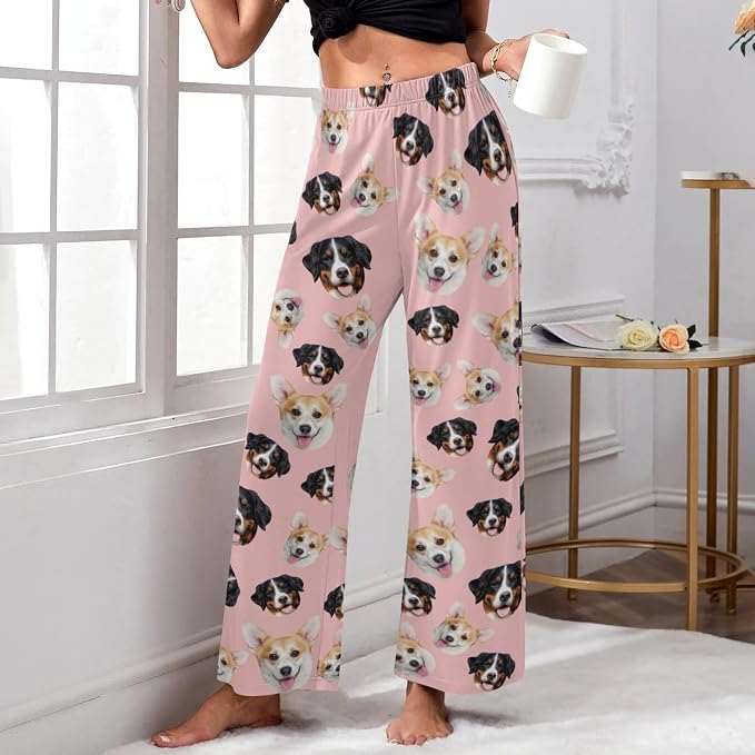 Custom Pajamas Pants with Photo - Image 4
