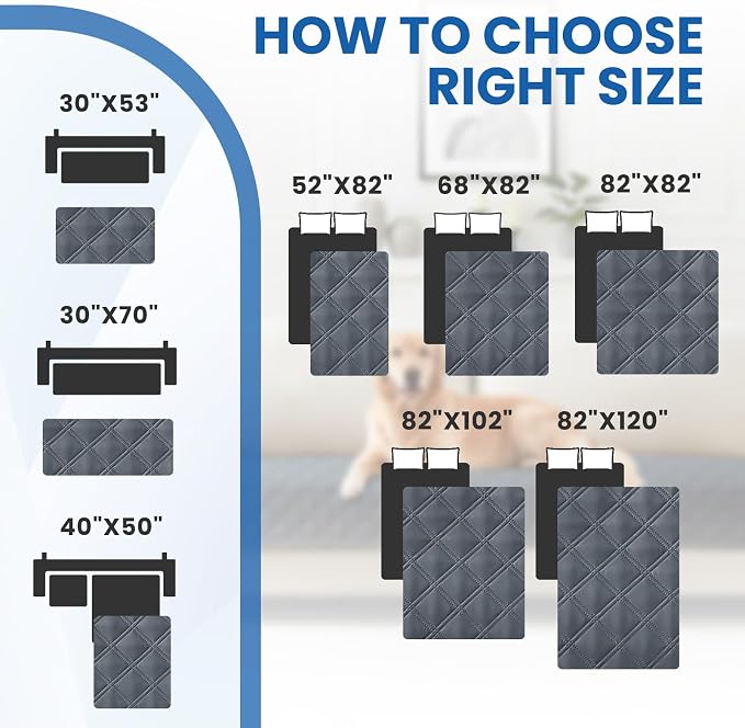 Waterproof Dog Bed Cover Pet Blanket, Soft Couch Cover - Image 4